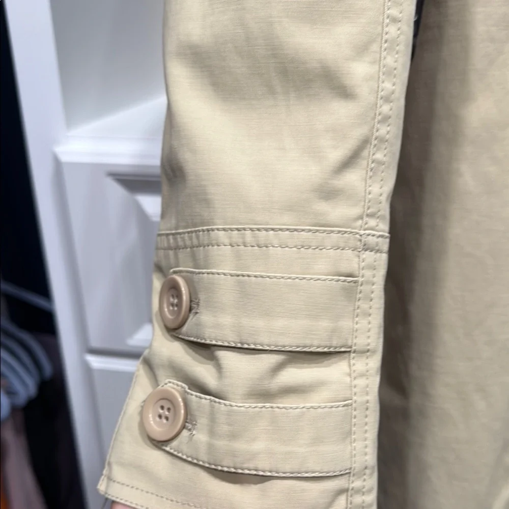 New York & Company Beige Trench Coat - Picture 5 of 12